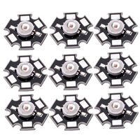 Diode LED Jstronic haute puissance 1W 3W 5W UV rouge bleu vert jaune orange blanc violet rose pour l'éclairage