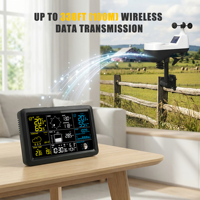 Station météo intelligente sans fil WiFi Tuya alimentée par énergie solaire 5107WIFI, mesurant la vitesse et la direction du vent, les précipitations avec un thermo-hygromètre