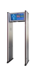 Portique <span class=keywords><strong>de</strong></span> sécurité KMS Walkthrough avec détecteur <span class=keywords><strong>de</strong></span> métaux, scanner corporel multi-zones haute sensibilité pour hôtels et centres commerciaux - Product Image 3