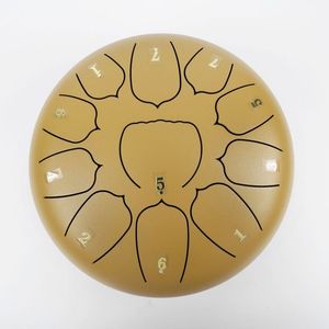 Tambor de Mano de Acero de 10 Pulgadas con 11 Tonos en Clave D, Color Blanco, Diseño Elegante, Material de Acero Inoxidable Resistente a Impactos, Oferta de Fábrica <span class=keywords><strong>Fanbao</strong></span> - Product Image 6