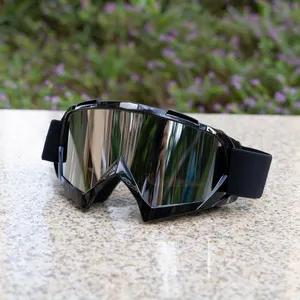 Vente en gros de lunettes anti-poussière pour adulte Dirt Bike lunettes de moto lunettes de course de motocross lunettes à moteur surf Airsoft