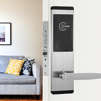 Serrure de porte d'hôtel électronique RFID 2026, sans clé, en acier inoxydable, pour hôtels/motels – Nouveauté très demandée