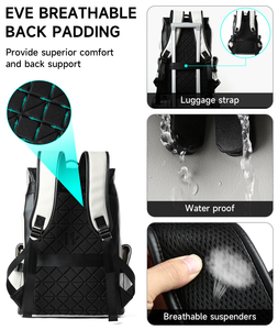 MOYYI <span class=keywords><strong>Zaino</strong></span> in <span class=keywords><strong>Pelle</strong></span> Vegana Zainetto da Giorno per Ragazzi Borsa Porta Libri e <span class=keywords><strong>Laptop</strong></span> Zaini da Uomo - Product Image 2