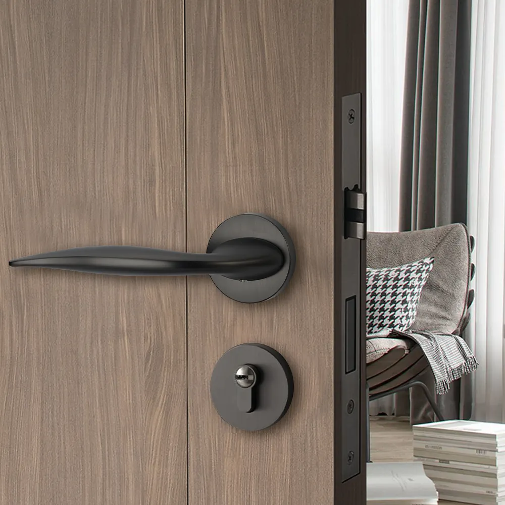 Tirador de puerta interior de zinc estilo simple Filta
