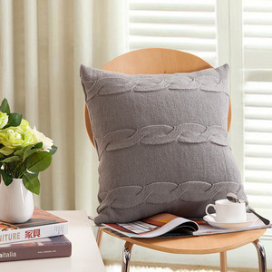 <span class=keywords><strong>Boho</strong></span> tejido de algodón almohada de borla cojín con nudos funda de almohada - Product Image 4