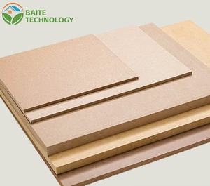 Panneau de fibres MDF haute densité avec placage de pin grain fumé 3mm, écologique E0, contreplaqué peuplier sans peinture - Product Image 1