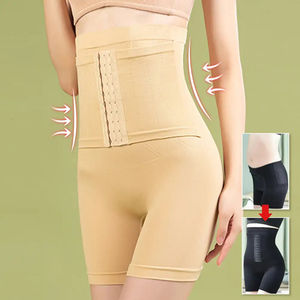 Shapewear sans couture, gaine taille haute pour femme, corset à poitrine, sous-vêtements amincissants, culotte ventre plat, taille plus, body shaper - Product Image 2
