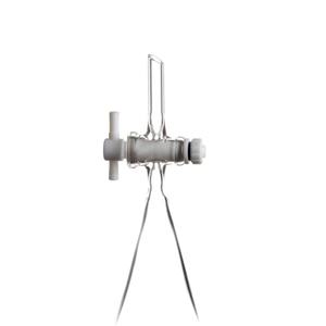 HAIJU प्रयोगशाला कांच के बने पदार्थ नाशपाती प्रकार अलग PTFE या ग्लास पानी निकलने की टोंटी के साथ कीप - Product Image 6