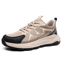 Nouvelles chaussures de sport pour hommes en maille respirante, légères, absorbant les chocs, confortables, pour le campus, à lacets, pour l'automne