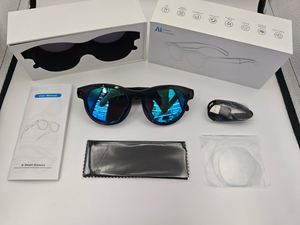 AI Smart Glasses Real-time Translation Dual Camera <b>Bluetooth</b> Call Sunglasses Shoot Audio Video Music Player Multifunctional M88 - Product Image 5