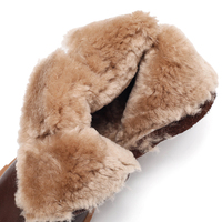 Bottines d'hiver pour femmes, légères, respirantes, douces, tendance, à lacets, en cuir véritable