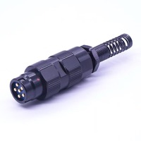 Connecteur audio en cuivre circulaire U283 - 5 broches 6 broches Prise et fiche mâle d'aviation - Étanche IP68 15A 500V