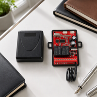 JUHUI JH-KIT01 Penerima Pengontrol RF Nirkabel 433.92MHz DC12V Modul Relay Plastik 2-Kanal Tahan Air Kontrol Kode Bergulir