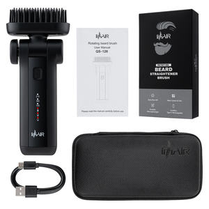 מותאם אישית 38 דקות + שימוש אלחוטי זמן מסתובב שיער/straightener אלחוטי מחומם מברשת הוביל סוג נייד USB-מכסה מגנטי - Product Image 6