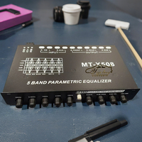 Sistema de Audio para Auto Profesional con Ecualizador de 5 Bandas, Clase D, Digital, con Crossovers para una Experiencia Sonora Mejorada