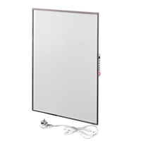 Technologie d'élément chauffant en cristal de carbone, montage mural, C060 600W, infrarouge lointain, thermostat numérique LED, panneaux chauffants pour pièce