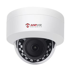 Caméra IP PoE 8MP, détection humaine/mouvement, vision nocturne IR, micro intégré, étanche IP66, H.265, tourelle, NVR/NAS, <span class=keywords><strong>Anpviz</strong></span> - Product Image 1