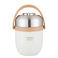 Aifeisi Boîte à lunch portable multicouche isolée pour la maison en acier inoxydable 304, écologique, étanche, à trois niveaux, de 1 à 3 litres.