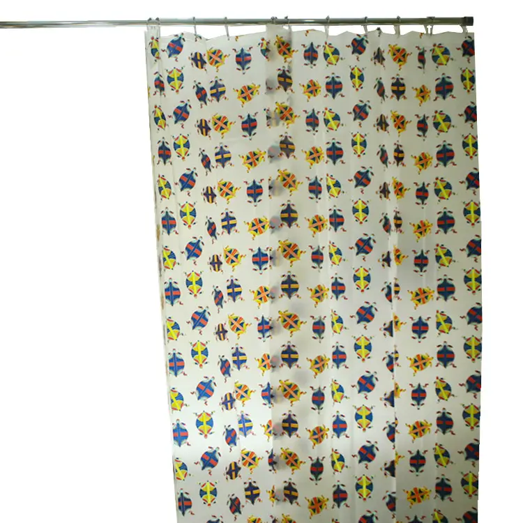 New Design cute PE 70"*72" shower liner shower curtain for bath