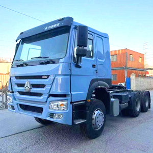 Tracteur SINOTRUK HOWO à conduite à droite, double essieu arrière, pour le transport de matériaux miniers, 6X4, <span class=keywords><strong>Euro</strong></span> 3, camions tracteurs d'occasion - Product Image 5