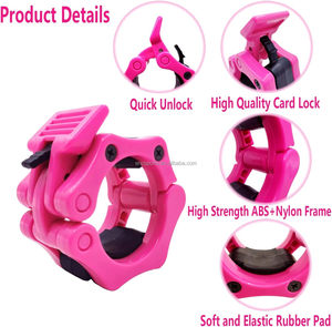 Colliers de serrage pour barres de <span class=keywords><strong>musculation</strong></span> 2 pouces à dégagement rapide pour haltères, entraînement, fitness et <span class=keywords><strong>musculation</strong></span> - Product Image 2