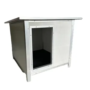 Warm House Animal Shelter Outdoor Dog Kennel with Roof Durable Dog Crate Wood Dog Kennels Large Outdoor