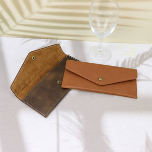 อุปกรณ์แกะสลักเลเซอร์แบบคลาสสิก <span class=keywords><strong>กระเป๋า</strong></span>สตางค์หนังเทีย<span class=keywords><strong>ม</strong></span>แบบบาง สั่งทำโลโก้ได้ พร้อ<span class=keywords><strong>ม</strong></span>ตัวล็อคแบบกด - Product Image 3