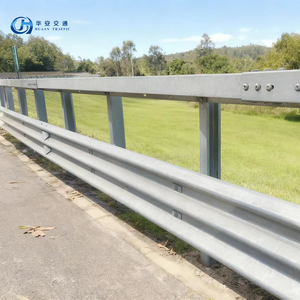高品质 EN1317 H1W3 认证热镀锌钢 A36 两波形梁护栏，适用于全球道路护栏 - Product Image 5
