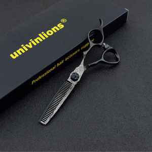 กรรไกรตัดผมมืออาชีพ Univlions ขนาด 6.0 นิ้ว สแตนเลสสตีล สำหรับคนถนัดขวา แบบใบมีดแบน สำหรับช่างทำผม - Product Image 4