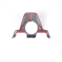 Couverture de cadre de commutateur de réglage des phares en fibre de carbone sèche pour Porsche 911, accessoires de protection intérieurs
