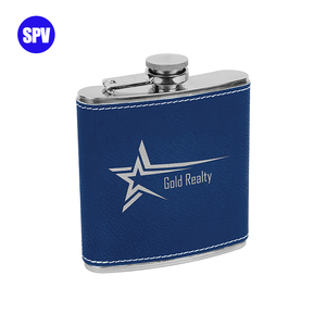 Laser khắc trống flasks, gỗ <span class=keywords><strong>Hip</strong></span> <span class=keywords><strong>Flask</strong></span> 6oz Laser khắc, laserable giả da đỏ <span class=keywords><strong>Flask</strong></span> - Product Image 4
