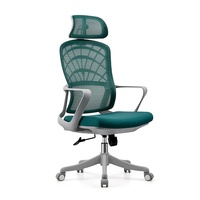 Chaise ergonomique en maille avec soutien lombaire, accoudoirs pivotants réglables et appui-tête – Confortable pour une utilisation prolongée au bureau ou à la maison