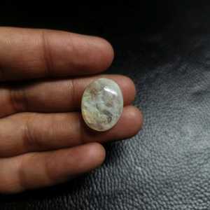 Natural <b>Rainbow</b> Hessonite Oval Cabochon 5.06 Carat 21x17mm Loose Gemstone <b>Light</b> Certified Third Party Appraisal Bulk Supplier - Product Image 4
