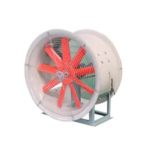 Hot sales industrial HVAC ventilation bifurcated roof axial flow fan air extractor