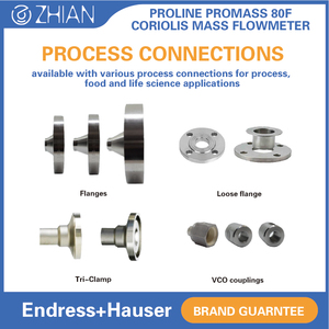 Endress + hauser OEM tùy chỉnh coriolis kỹ thuật số đo lưu lượng Proline promass 80f DN15 15mm thép không gỉ 83f15 sản phẩm - Product Image 4