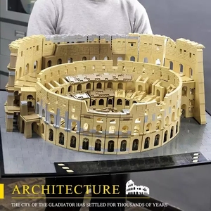 Mould <span class=keywords><strong>King</strong></span> 22002 Colisée de Rome, modèle de construction de l'arène de duel, blocs de construction DIY, architecture célèbre - Product Image 3
