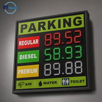 Auvent de station-service personnalisé avec éclairage LED, toit en alliage d'aluminium certifié IP65, télécommande, conception modulaire, garantie de 2 ans