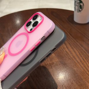 Ốp điện thoại <span class=keywords><strong>TPU</strong></span> mờ nhám chất lượng cao, trong suốt 2.0mm, có nam châm, dành cho <span class=keywords><strong>Samsung</strong></span> S24 Ultra và iPhone 13, 15, 16, 17 Pro - Product Image 4