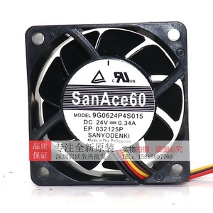 Sanyo SanAce60 60x60x25mm 24V 0.34A <b>Cooling</b> <b>Fan</b> For <b>Computer</b> Server - Product Image 1