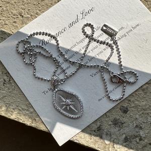 Collier en argent pur S925, style vintage, perle d'olive, design de niche, luxe léger, rétro, voiture, fleur, perle de riz, pendentifs de mode, breloques - Product Image 5