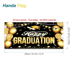 HanDa卒業パーティーの背景バナーデジタル印刷装飾おめでとうサインバナー