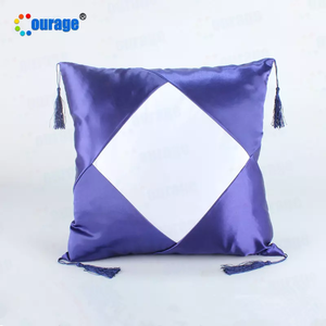 Taies d'oreiller en sublimation à texture douce sans bordure dorée, taie d'oreiller personnalisée avec frange - Product Image 5