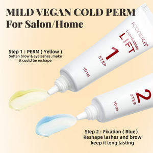 Solución Profesional para Lifting de Pestañas y Laminación de Cejas con Queratina Vegana, Paso 1, Paso 2, 10 ml - Product Image 2