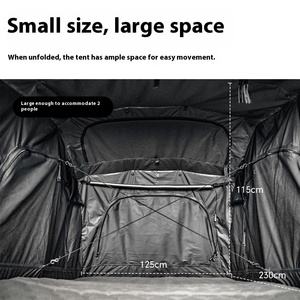 Trọng lượng nhẹ tự động xe hàng đầu lều phổ không thấm nước SUV lều cho xe bán tải giường cắm trại tương thích Ford Ranger 4x4 offroad - Product Image 3