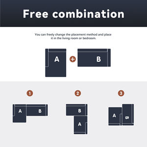 Sofá Seccional Modular Moderno en Forma de L de 100 Pulgadas, Sofá Tapizado Sin Estructura con Asiento Profundo, Color Marrón para Apartamento - Product Image 5