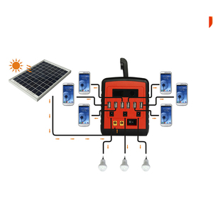 Poder solución Original planta con cargador móvil del sistema de iluminación de energía solar Estación de <span class=keywords><strong>electricidad</strong></span> zonas - Product Image 1