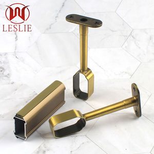 Leslie Zinc Alloy Clothes Rail Support Wall Mount Non-Detachable <b>Wardrobe</b> <b>Hardware</b> - Product Image 4