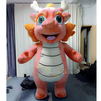 Costume de mascotte de dragon gonflable personnalisé pour les événements commerciaux Fabricant direct Costumes de personnages animaux