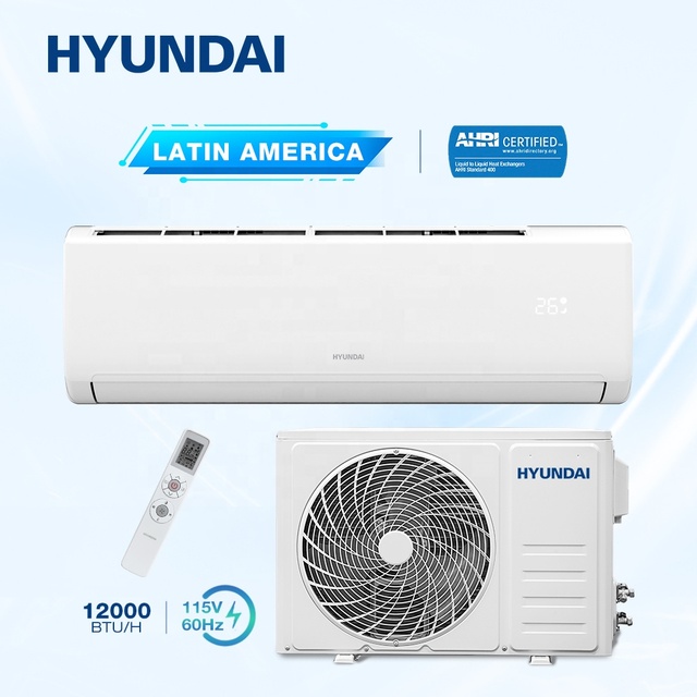 HYUNDAI R32 Inverter Air Conditioners 1.5P Wall Mounted Split AC 12000BTU 115V 60Hz Refrigerant Remote Control Split Wall