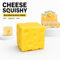 Blocs de construction souples et boules de savon transfrontalières faites à la main, formes cacahuète et fraise, en matériau TPR, pour 14 ans et plus, emballage cadeau